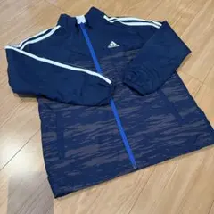 adidas ネイビー ジャケット 140
