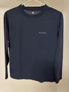 mont-bell 長袖カットソー 140ネイビー　薄手