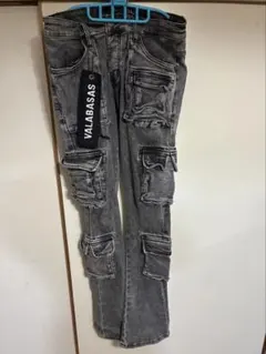 VALABASAS バラバサス 29 カーゴ スタックドデニム グレー - メルカリ