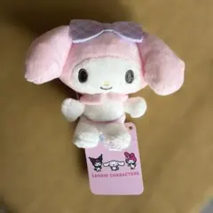 サンリオキャラクターズ くすみギンガムマスコット2 マイメロディ