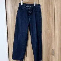 UNIQLO JEANS ダークブルー ストレートジーンズ