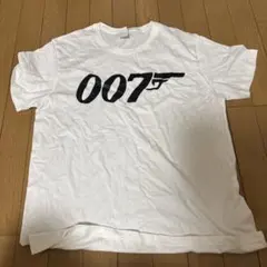 007 ロゴ Tシャツ ホワイト