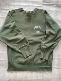 Champion Reverse Weave 胸目無し90's オリーブグリーン