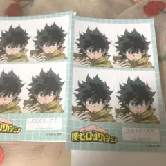 僕のヒーローアカデミア 証明写真風ステッカー　デク　緑谷　ヒロアカ