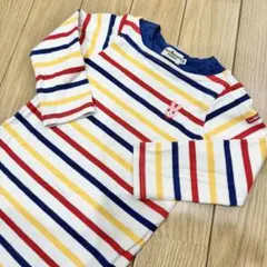 【 美品 】 ミキハウス MIKIHOUSE 男女兼用 長袖シャツ 子供服 90