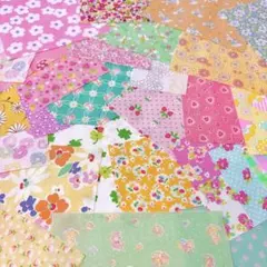 可愛い生地はぎれセット♡260 クローバー　ドット　アニマル　リボン　ピンクス