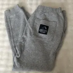 グレー スウェットパンツ バックポケット付き
