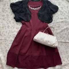 axes femme アクシーズ パーティードレス 結婚式 3点セット