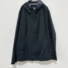 サーティトゥディグリーズ マウンテンパーカー フード付 長袖 無地 2XL 黒