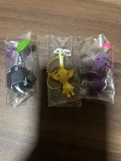 ピクミングミ2 マスコット 黄ピクミン 紫ピクミン 岩ピクミン