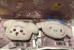 ちいかわ×サンリオ コラボ シークレットヘアクリップ ハチワレ　シナモン