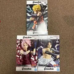 NARUTO Grandistaフィギュア　ナルト＆サスケ＆サクラセット