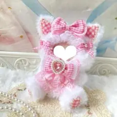 10〜14cm おすわり着ぐるみ ねこ ぬい服 ぬいぐるみ - メルカリ