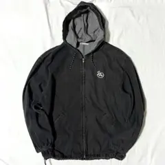 Java ジャバ ジップアップパーカー ドローコード ダークグレー L-XL