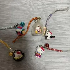 ハローキティご当地ストラップ　5点セット