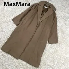 MaxMara カシミヤ100% ロングコート キャメル Lサイズ 白タグ