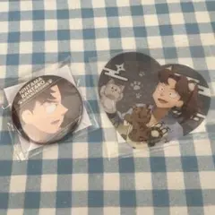 忍たま乱太郎　山田利吉　キラキラカード　56mm缶バッジ　B賞　C賞