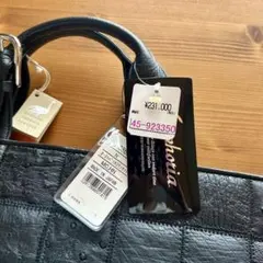 未使用タグ付き✨JRA オートリッチ レザー パッチ 大容量 ボストン ブラック