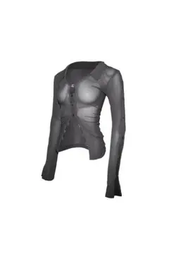 MELT THE LADY sheer hook tops black - メルカリ