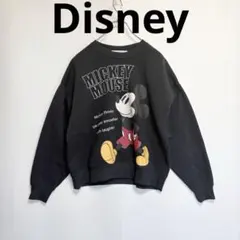 【Disneyスウェット】ディズニー＊レディースM＊ミッキーマウス＊トレーナー