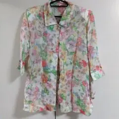 大特価❤️花柄 シャツ M-L サイズ 4233 綿100%