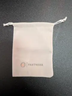 PARTNERR グレー 巾着袋 小型