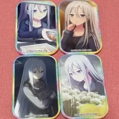 プロセカ 缶バッジ 4個セット 初音ミク ニーゴ スクエア缶バッジ 宵崎奏