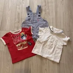 Hot Biscuits Tシャツ　オーバーオール　3着セット