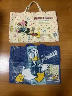 ディズニー ミッキー＆フレンズ ミニーマウス ドナルドダック トートバッグ