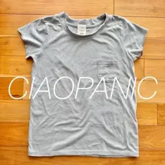 【CIAOPANIC】 チャオパニック グレー ネップ ポケット付き Tシャツのサムネイル