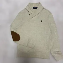 POLO RALPH LAURENトレーナーエルボーパッチ美品‼️
