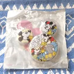 ミッキー ミニー 缶バッジ ユニクロ UNIQLO 新品 未開封品