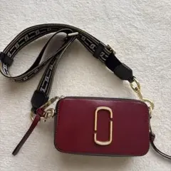バーガンディ ショルダーバッグ