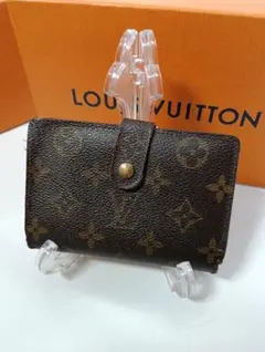 美品ルイヴィトン モノグラム ポルトモネ ビエ ヴィエノワ 二つ折り財布 がま口