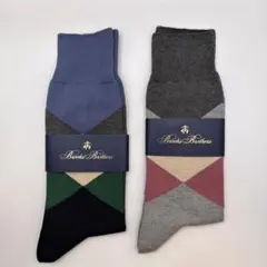 【新品】Brooks Brothers ブルックスブラザーズ　ソック2足セットのサムネイル