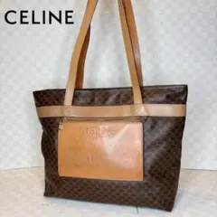 CELINE ハンドバッグ 花モチーフ トリオンフ金具 スウェード 肩掛け 