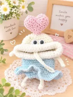リトルモンスター キーケース ハンドメイド かぎ針