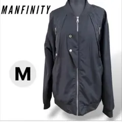 MANFINITY ブルゾン ギミック ドリズラー ジャケット M ポリエステル