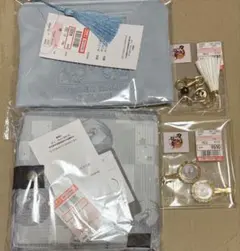 刀剣乱舞　しまむら　鶴丸　エコバッグ　チャーム　前髪クリップ　ポーチ