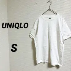 【UNIQLO ユニクロ】クルーネックTシャツ オフホワイト ユニセックス 半袖