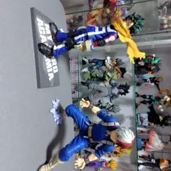 ヒロアカ　緑谷出久、轟焦凍　フィギュア