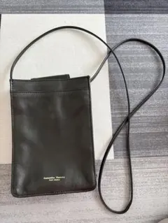 サマンサタバサ ブラックショルダーバッグ