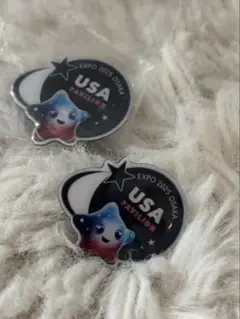【非売品】大阪関西万博2025 アメリカ館　ピンバッジ スパーク　1つの値段です