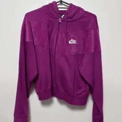 Nike パープル フードパーカー Mサイズ