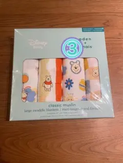 新品未使用③エイデンアンドアネイ　ディズニープーさん　おくるみガーゼ　バラ売り