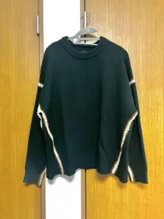 RAGEBLUE ハンドステッチニット グリーン M