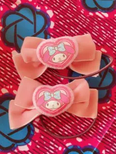 マイメロリボン型ヘアアクセサリー ピンク