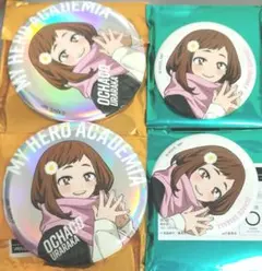 ベースヤードトーキョー　麗日お茶子　オーロラ　缶バッジ　カンバッジ