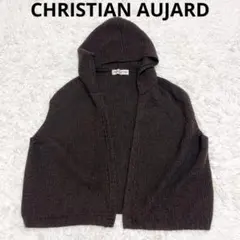 【CHRISTIAN AUJARD】パーカー(9) ウール100ニット ボレロ