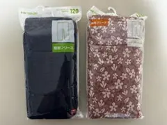 【新品未使用品】ユニクロ　フリースレギンス（10分丈）　120